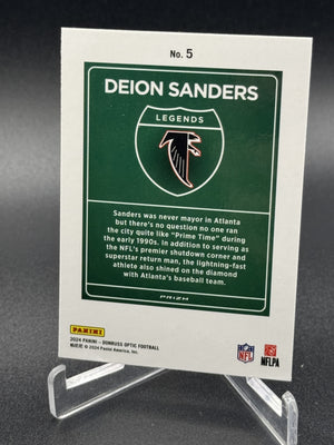 2024 Donruss Optic #5 Deion Sanders Downtown Legends