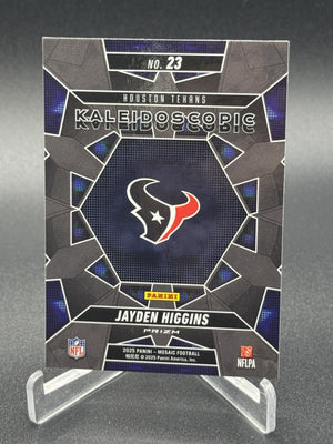 2025 Panini Mosaic #23 Jayden Higgins Rookie RC Kaleidoscopic