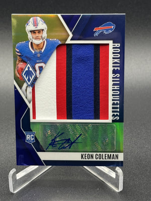 2024 Panini Phoenix #RS-KCN Keon Coleman Rookie Silhouettes Blue #/49
