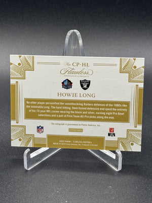 2022 Panini Flawless Howie Long Career Progressions Auto Ruby /8