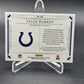 2025 National Treasures #165 Tyler Warren Rookie Patch Autographs Jersey /84