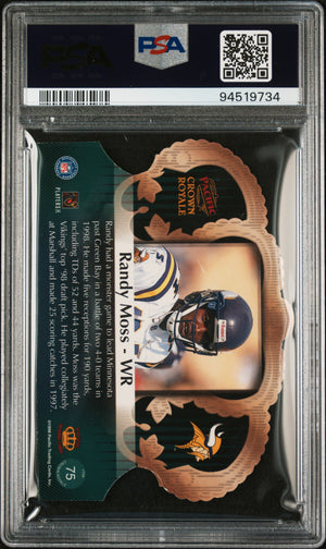 1998 Pacific Crown Royale #75 Randy Moss Rookie RC PSA 9