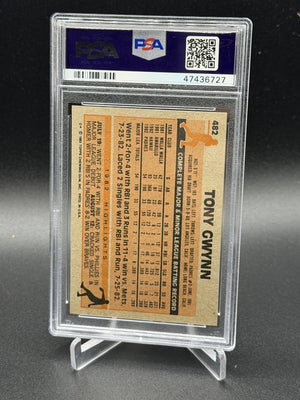 1983 Topps #482 Tony Gwynn PSA 8