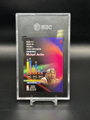 1995-96 Topps Stadium Club Michael Jordan Beam Team #14 SGC 9.5 WC