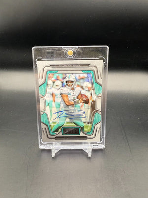 2022 Panini Playbook Tua Tagovailoa Auto #42 WC