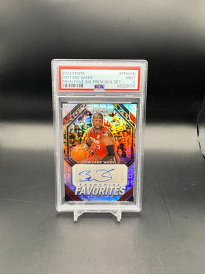 2023 Prizm Dwayne Wade Franchise Fave Auto /10  PSA 9 #FF-AD WC