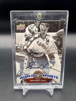 2010 Upper Deck World Of Sports Gordie Howe Auto #309 WC