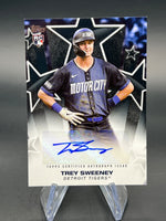 2025 Topps Series 1 Trey Sweeney /10 Rookie Auto #BSA-TRE WC