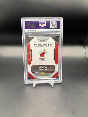2023 Prizm Dwayne Wade Franchise Fave Auto /10  PSA 9 #FF-AD WC