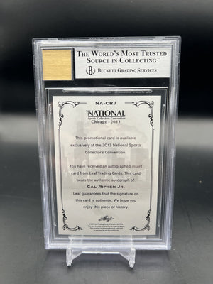 2013 Leaf National Convention #NCR1 Cal Ripken Jr. /20 Silver Auto BGS 9.0 WC