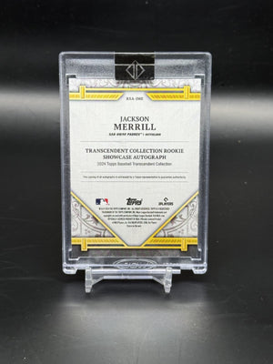 2024 Topps Transcendent Jackson Merrill 5/5 Rookie Emerald Auto #RSA-JME WC