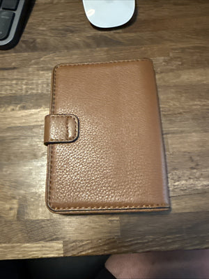 Michael Kors Brown Leather Passport Wallet