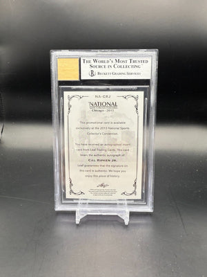 2013 Leaf National Convention Cal Ripken Jr. Auto BGS 9 /20 #NA-CRJ WC