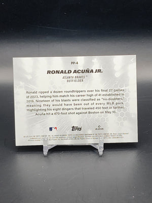 2024 Topps Series 2 Ronald Acuna Jr /50 Gold Platinum Performers SSP - WC