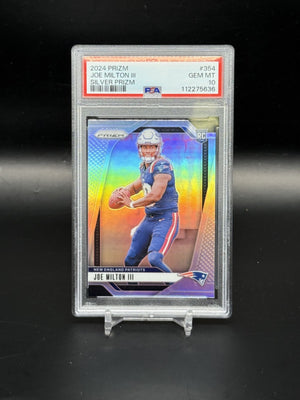 2024 Panini Prizm Joe Milton III Silver Prizm Rookie RC #354 PSA 10 WC