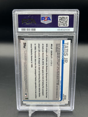 2019 Topps Update #US56 Fernando Tatis Jr. Rainbow Foil Rookie PSA 8 WC