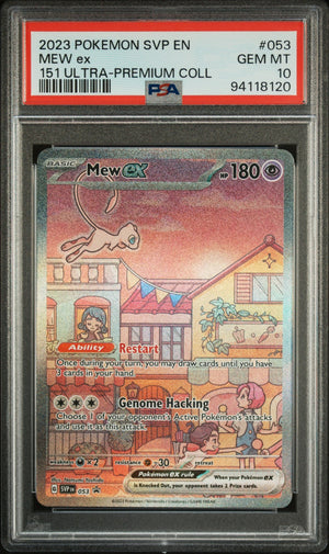 2023 Pokemon Black Star Promo #053 Mew Ex 151 Ultra Premium Coll PSA 10 WC