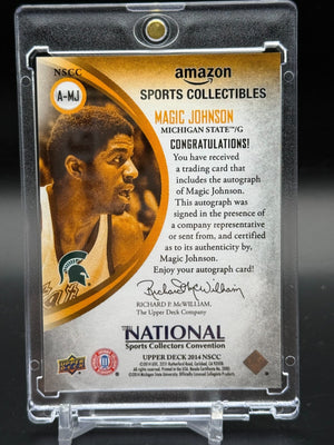 2014 Upper Deck Magic Johnson NSCC Collegiate Auto /25 #A-MJ WC
