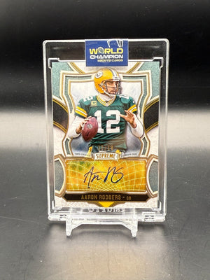 2015 Topps Supreme Aaron Rodgers Auto /10 #SA-AR WC