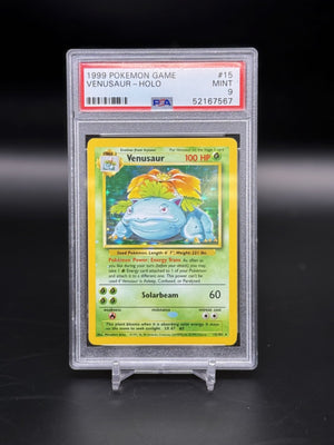 1999 Pokemon Base Set Venusaur Holo Hologram #15 PSA 9 WC