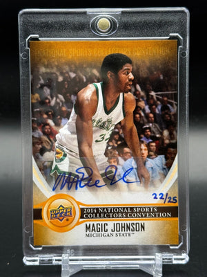 2014 Upper Deck Magic Johnson NSCC Collegiate Auto /25 #A-MJ WC
