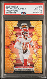 2023 Panini Mosaic #109 Patrick Mahomes II Honeycomb PSA 10 WC