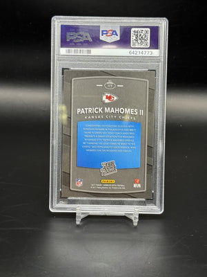 2017 Panini Donruss Optic Patrick Mahomes II Rated Rookie RC #177 PSA 9 WC