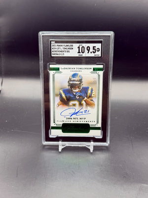 2021 Flawless Ladainian Tomlinson Achievement Emerald Auto  /3 SGC 9.5 #AC-LT WC