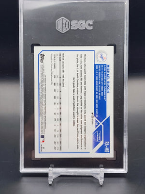 2023 Topps Chrome Michael Busch Auto Gold /50 RC SGC 10 10 Rookie Dodgers - WC