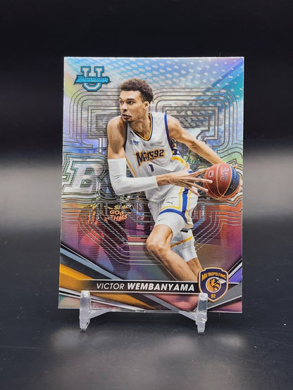 2022-23 Topps Bowman University Victor Wembanyama #51 Refractor - WC