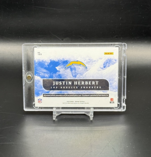 2020 Panini Origins Justin Herbert Rookie Patch Auto RPA #103 WC
