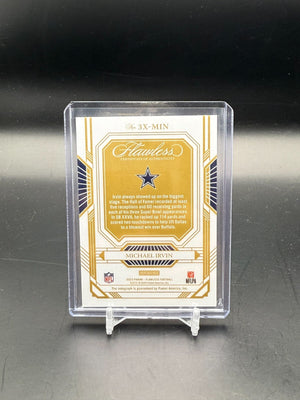 2023 Flawless Michael Irvin Super Bowl Auto /25 #3x-MIN WC