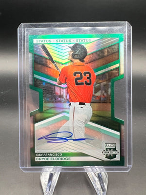 2023 Panini Elite Extra Edition Bryce Eldridge #13 Green /23 Auto WC