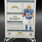 2024 Eminence #RPA-LMY Ladd McConkey Rookie Nike Swoosh Patch Auto Green /3