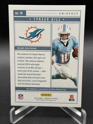 2024 Panini Eminence #16 Tyreek Hill Auto #/10