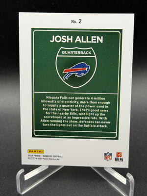 2024 Donruss #2 Josh Allen Downtown