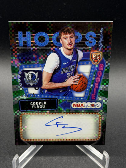 2025-26 Hoops #HFS-CF Cooper Flagg Hoops Rookie First Signs Auto /75
