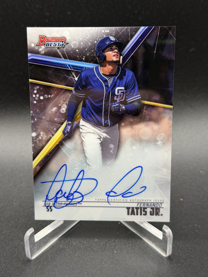 2018 Bowman's Best #B18-FT Fernando Tatis Jr. Best of 2018 Autographs