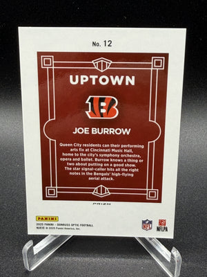 2025 Donruss Optic #12 Joe Burrow Uptown