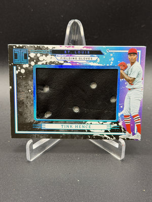 2025 Panini Impeccable #IJP-TH Tink Hence Jumbo Patches Fielding Gloves #/6