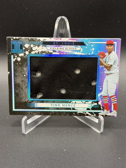 2025 Panini Impeccable #IJP-TH Tink Hence Jumbo Patches Fielding Gloves #/6