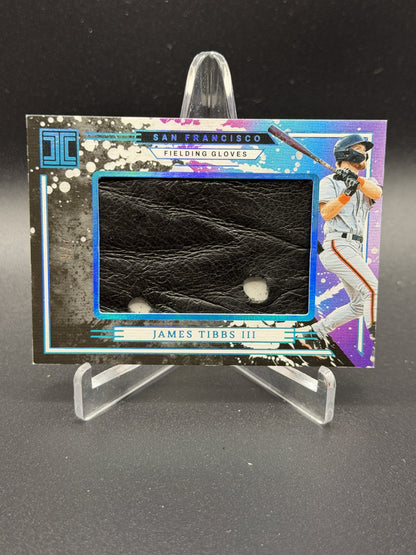 2025 Panini Impeccable #IJP-JT James Tibbs III Jumbo Patches Fielding Gloves /6