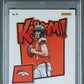2024 Panini Absolute #9 Bo Nix Kaboom Horizontal PSA 9