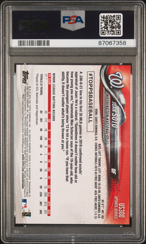 2018 Topps Update #US300 Juan Soto Rookie RC PSA 10