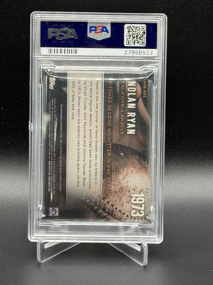 2015 Topps #HYR-NRC Nolan Ryan Highlight of the Year Relics PSA 9 #/99