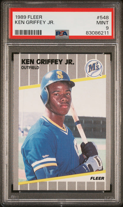 1989 Fleer #548 Ken Griffey Jr. PSA 9