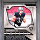 2024 Panini Prizm #315 Brock Bowers Rookie RC Orange Disco Prizm PSA 9
