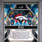 2024 Panini Prizm #11 Bo Nix Rookie RC Prizmatic Green Ice PSA 9