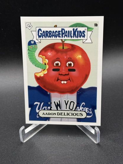 2022 Topps Garbage Pail Kids x MLB Series 1 #1b Aaron Delicious