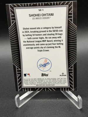 2025 Topps Chrome #SE-1 Shohei Ohtani Shadow Etch